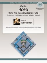 32 ROSE ETUDES FOR FLUTE BK/CD cover